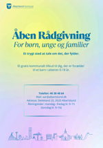 Flyer om Åben Rådgivning