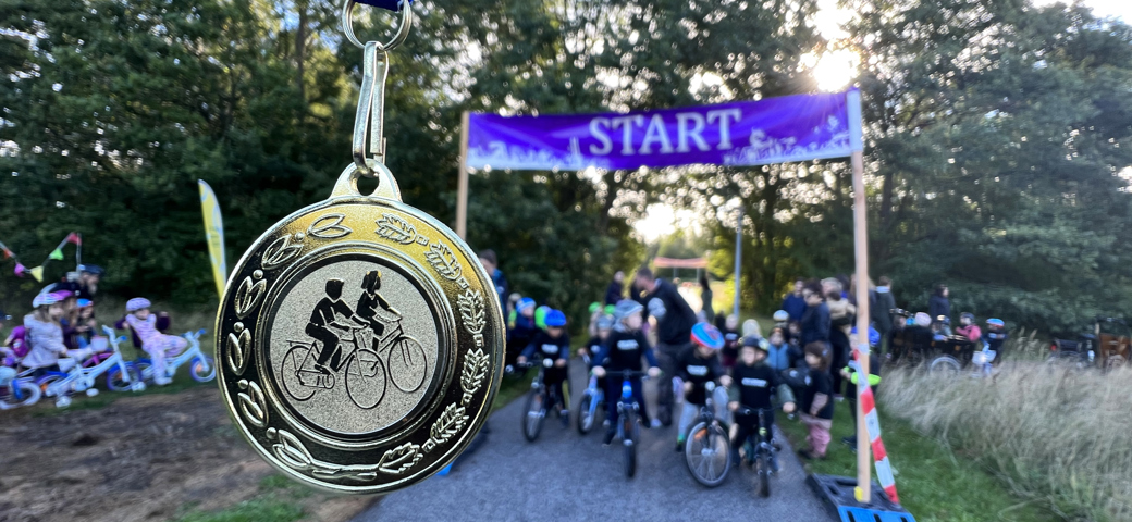 Over 140 børn cyklede til den store guldmedalje Albertslund Kommune