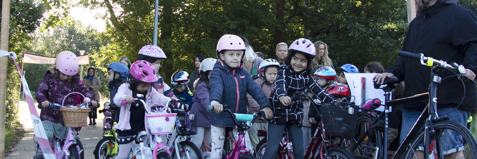 Over 140 børn cyklede til den store guldmedalje Albertslund Kommune